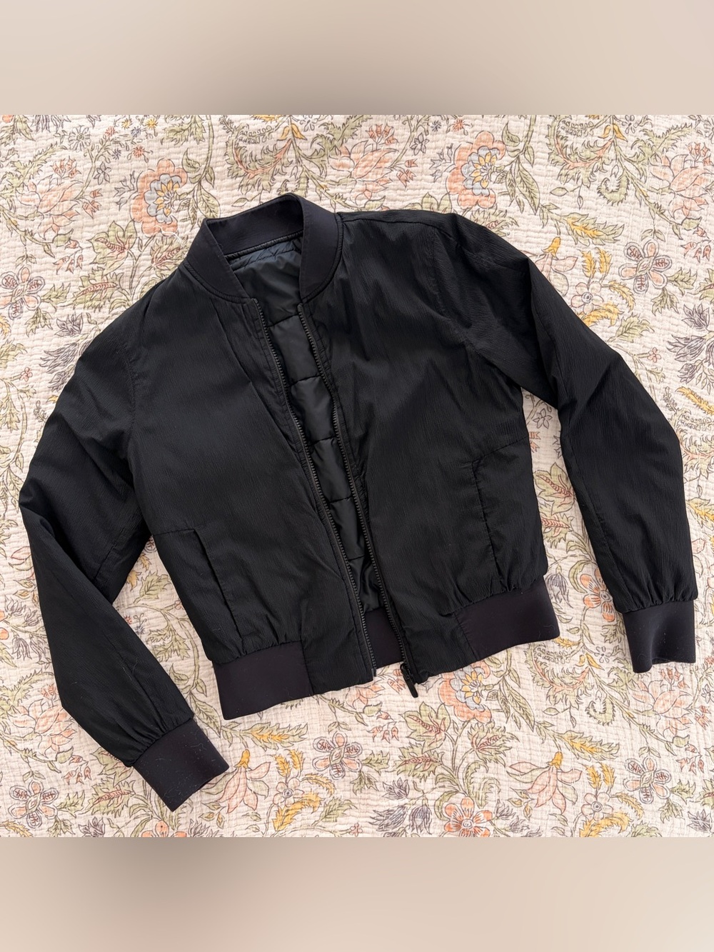 Lululemon reversible quilted bomber jacket